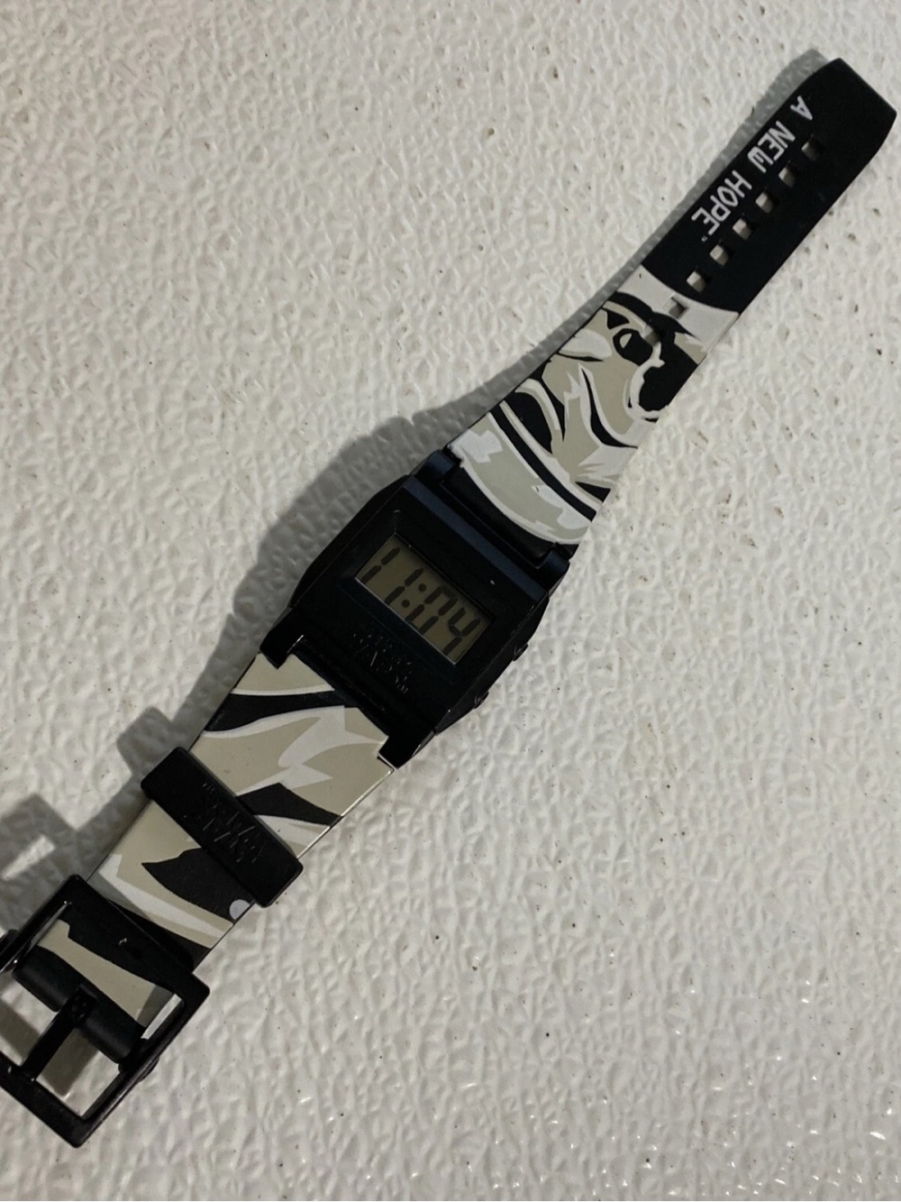 Star Wars A New Hope Digital Wristwatch Black Band Stormtrooper Luke Watch